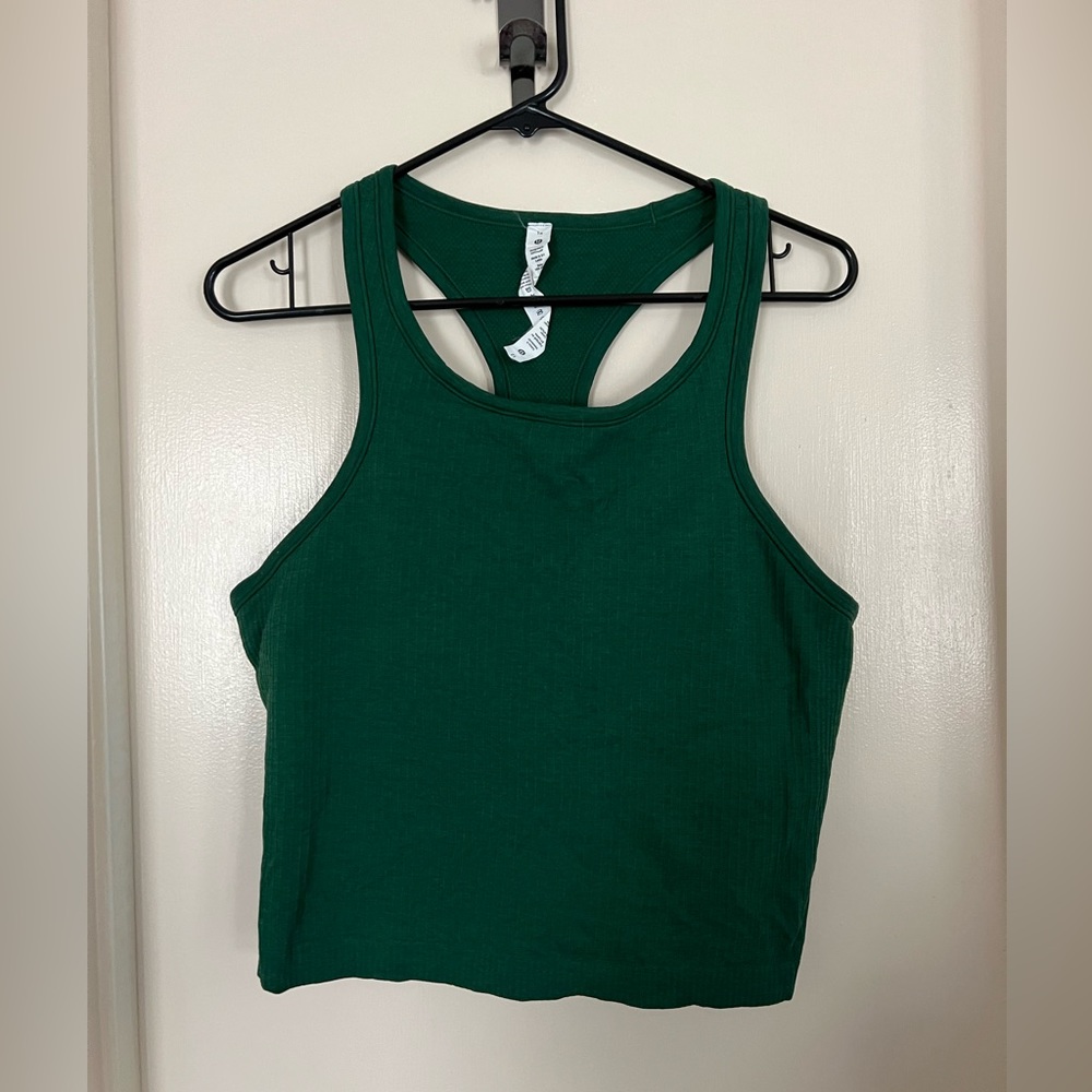 Lululemon Eb to Street cropped racerback tank